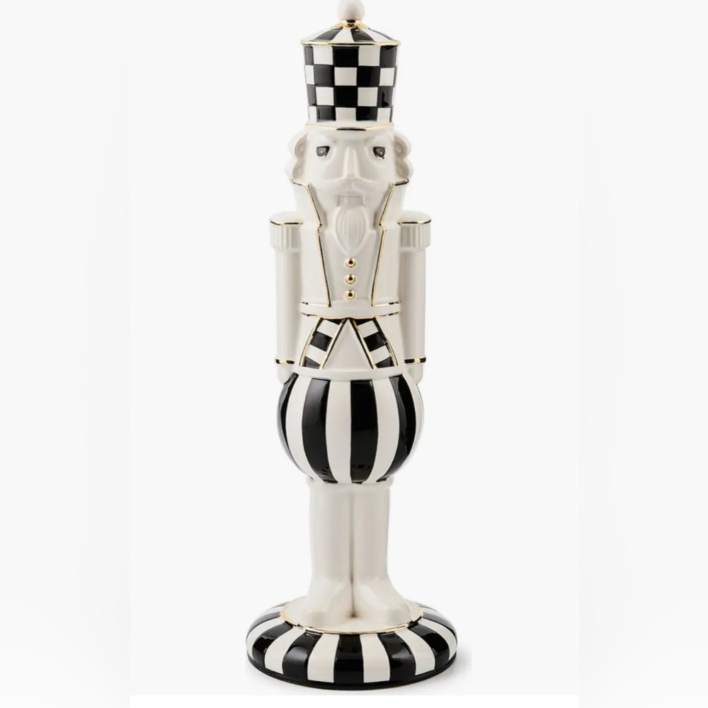Mackenzie Childs Courtly Noel Ceramic Nutcracker